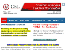 Tablet Screenshot of cblroundtable.com